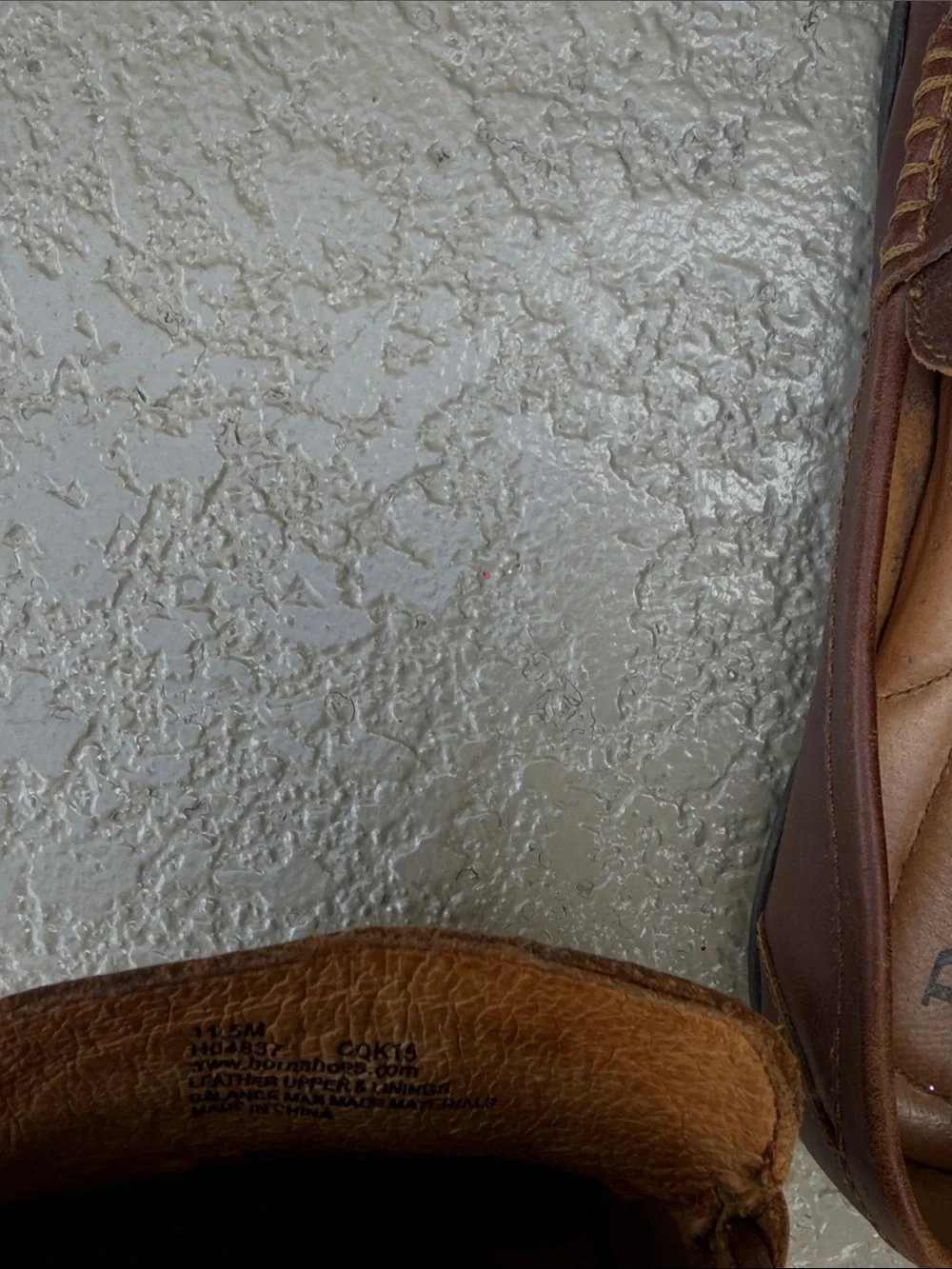Born Brown Leather Penny-Style Slip-On Loafers